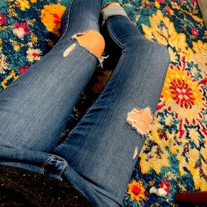Hollister high rise skinny jeans